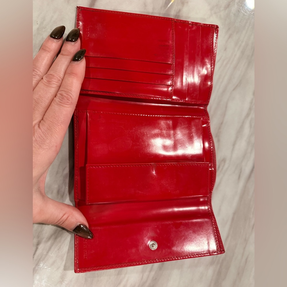 Prada Vibrant Red Leather wallet - Picture 8 of 13